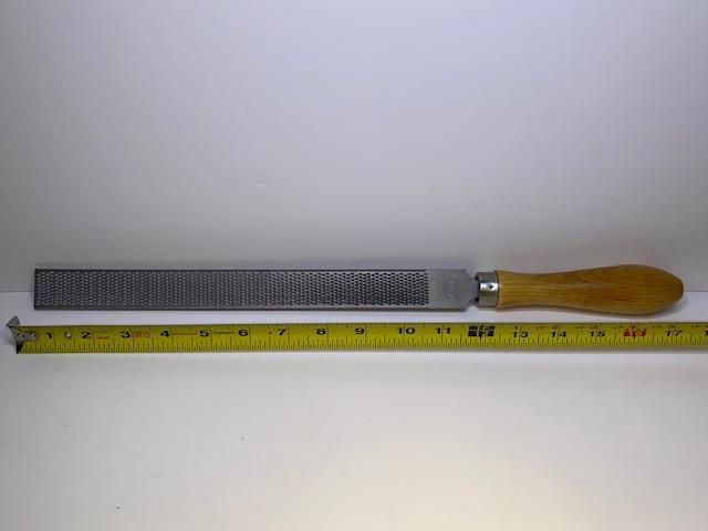 NOS Nicholson USA MADE 12" Cabinetmakers Carvers SMOOTH  Rasp with Handle