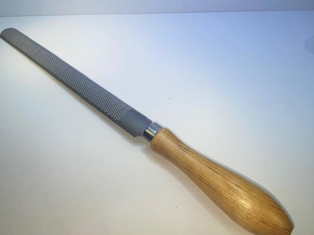 NOS Nicholson USA MADE 12" Cabinetmakers Carvers SMOOTH  Rasp with Handle