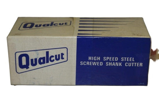 1 New Qualcut UK Made 50mm Dia 2 Flute HSS No4500 1" Screwed Shank END MILL