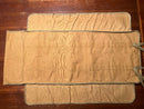 New Old Stock  1950's Vintage Heavy Duty Canadian Military Canvas and Leather Tool Roll - Cardon Tools