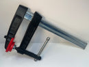 New Old Stock BESSEY Germany TG20K HD  Cast Iron Screw Clamp with Tommy Bar 8" x 4" - Cardon Tools