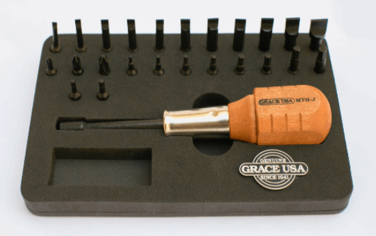 Grace USA Gunsmith 24 Bit Magnetic Tip Screwdriver Set MT-24