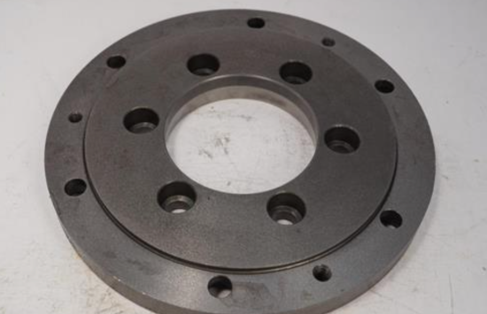 New Old Stock Bison Fully Machined 8" Lathe Chuck Adapter Back Plate. A-5 A5 mount. 8210-8"-5