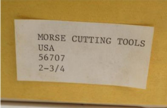 Morse Cutting Tools USA 2-3/4" Carbide Tipped Shell Face Mill. 56707 for Non-Ferrous