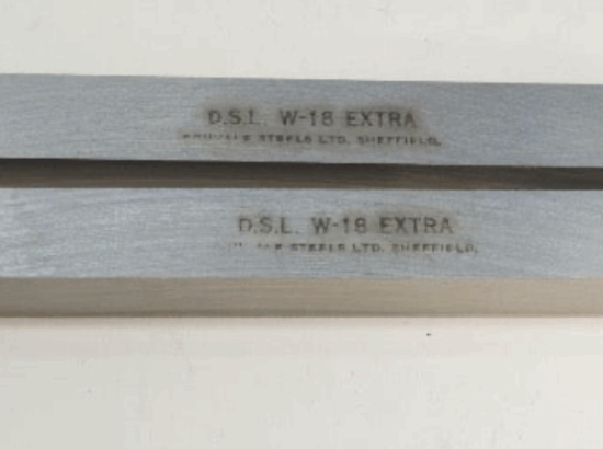 2 DSL W18 Extra 18% Tungsten-Vanadium HSS Square Lathe Tool Bit 5/8" x 5/8" x 6"