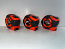 3 LUFKIN Hi-Viz ORANGE Metric  19mm x 5m Tape Measure PHV1035CM - Cardon Tools