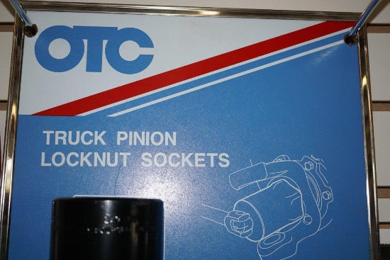 OTC 9814 USA Made Truck Pinion Lock Nut Socket Set and Storage Board