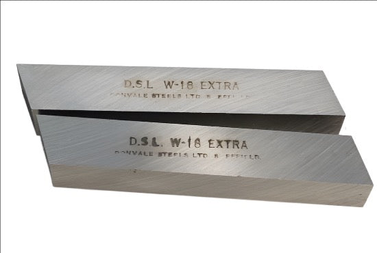                  2 New DSL W18 Extra 18% Tungsten-Vanadium HSS Square Lathe Tool Bit 5/8" x 4". 