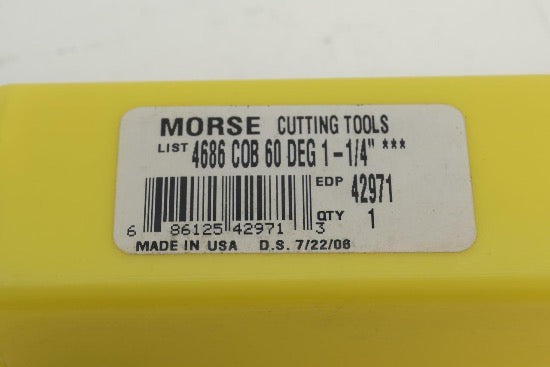 Morse Cutting Tools USA M42 8% Cobalt 1-1/4" ShearMill End Mill. 60 Helix 42971