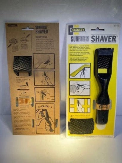 2 New OLD Stock Circa 1978 Stanley Surform  SHAVER PLUS & Extra Replacement Blades