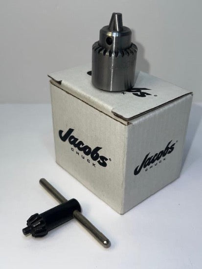 New No. 0 Jacobs 0-5/32" Cap. Precision Miniature Drill Chuck 0JT Mount with Key 
