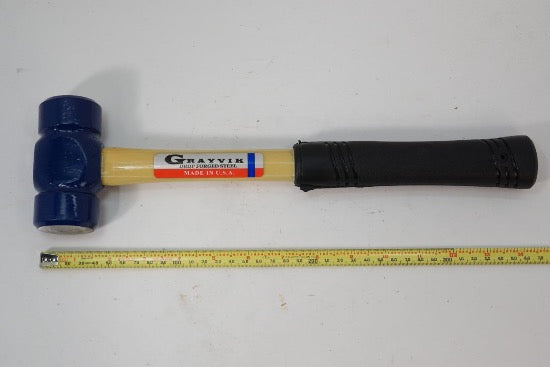 36oz Grayvik Drop Forged Steel Farrier's Blacksmiths Hammer. USA Made