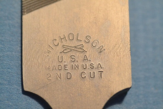 New Old Stock NICHOLSON USA made 10" KNIFE Type SECOND CUT FILE (WR.12a.D.3)
