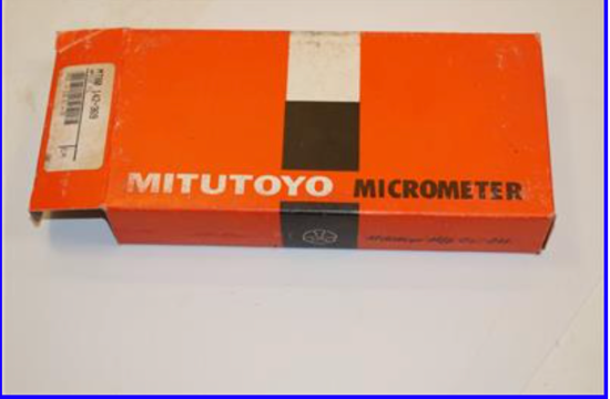 New Old Stock Mitutoyo 0-1" 45 Degree Point Digital Micrometer. 0.001" GRAD. Japan.