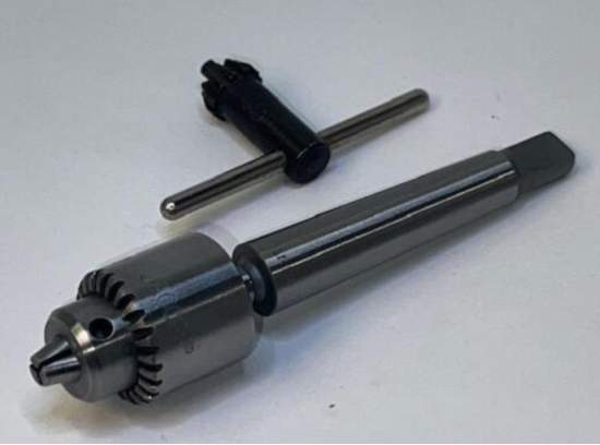 No. 0 JACOBS 0-5/32" Cap. Precision Miniature Drill Chuck 1 MT Shank + Key
