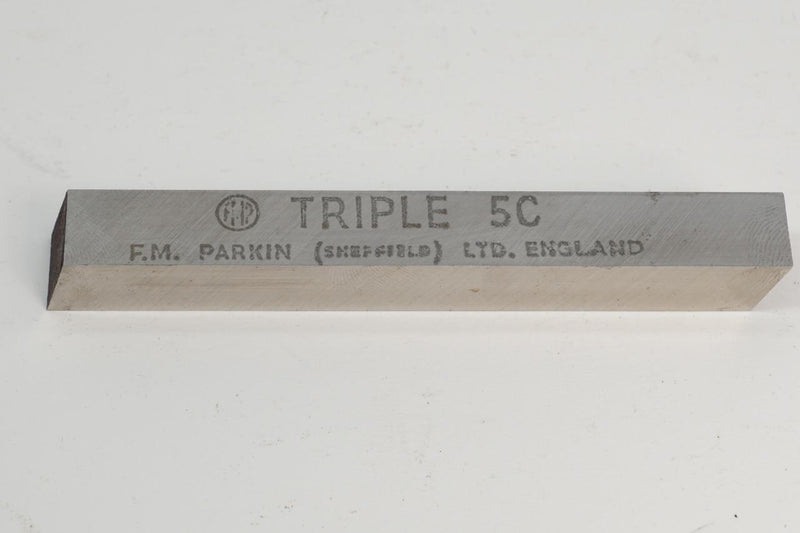 3 New FMP  Parkin Triple 5C 5% Cobalt Hss Lathe Tool Bit 7/16" x 3-1/2" UK Made