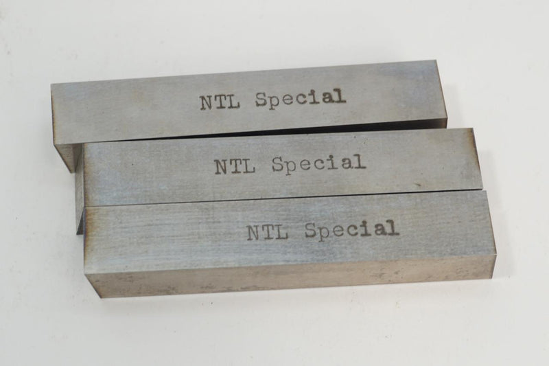 4 New Old Stock Newman Special Alloy HSS 1/2" x 3" Square Tool Bit Cutter Blank