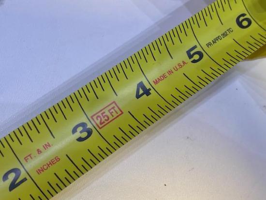 New OLD Stock 1996 Starrett AMERICAN MADE 25' Automatic Tru-Lok Tape Measure