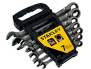 Stanley 7pc Metric DuraMax Drive reversible Combination Ratcheting Wrench Set 8,10,12,13,14,17,19mm - Cardon Tools