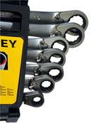 Stanley 7pc Metric DuraMax Drive reversible Combination Ratcheting Wrench Set 8,10,12,13,14,17,19mm - Cardon Tools