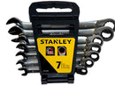 Stanley 7pc Metric DuraMax Drive reversible Combination Ratcheting Wrench Set 8,10,12,13,14,17,19mm - Cardon Tools