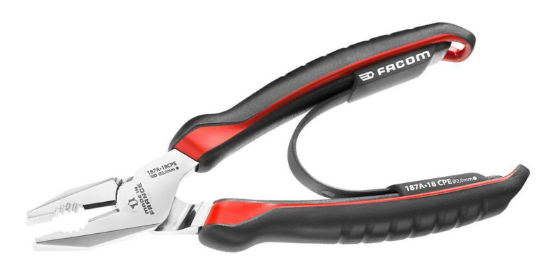 New FACOM France 185mm Combination Pliers with Side Cutters and  Return Spring - Cardon Tools