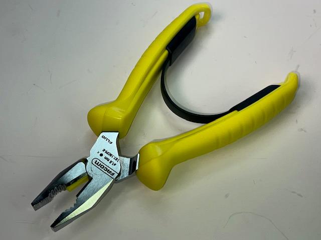 New FACOM combination Pliers c/w Return Spring 187.18CPEF-R with Offcut Retainer - Cardon Tools