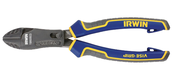 NEW Old Stock Irwin Vise-Grip Germany 1950503 7″ Diagonal MAX POWER SLOT Cutting Pliers