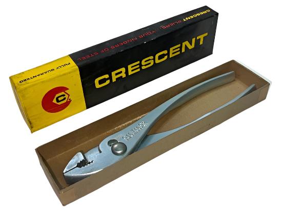 New Old Stock  1960's  Vintage CRESCENT USA Made CEE TEE 8" Slip Joint Pliers NEW IN BOX