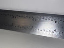 New Old Stock Brown & Sharpe USA 18" Satin Chrome Tempered Combination Square Blade Rule - Cardon Tools