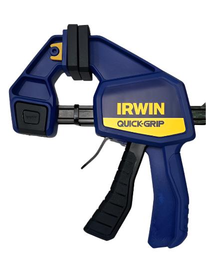 Pair Irwin QUICK-GRIP 12" Trigger BAR CLAMP / SPREADER 300LBS Clamping Force - Cardon Tools