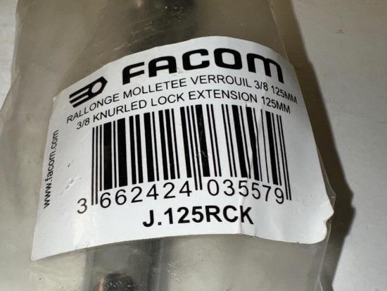 2 New Old Stock   FACOM J.125RCK - 125mm 3/8" Square Drive Locking Extension Bar