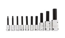 Proto USA J4900MA-TT 10pc METRIC 4-17mm HEX Socket Bit Set , 3/8, 1/2" Dr - Cardon Tools