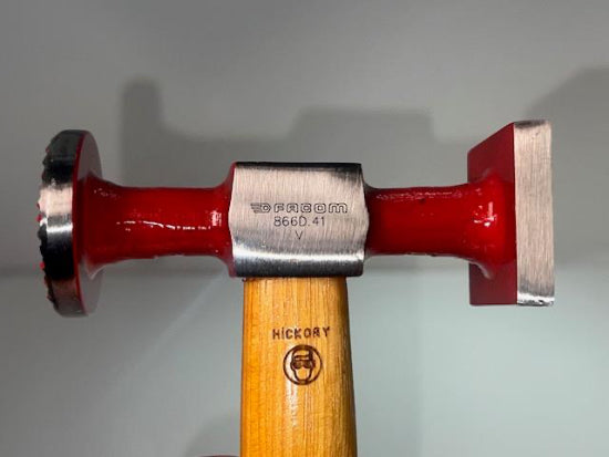 Facom 866D.41 Body Work 35mm x 40mm Shrinking /Stretching / Planishing Hammer - Cardon Tools