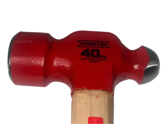 New PROTO J1340PD 40oz Ball Pein Hammer with 15-3/4" Hickory Handle - Cardon Tools