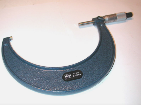 New Old Stock  MOORE & WRIGHT Made in ENGLAND  5-6" MICROMETER .0001" grad - Cardon Tools