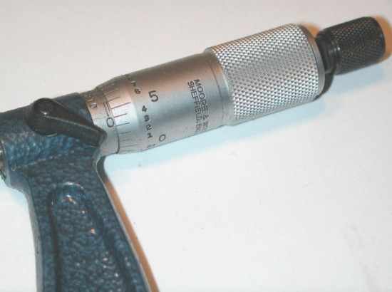 New Old Stock  MOORE & WRIGHT Made in ENGLAND  5-6" MICROMETER .0001" grad - Cardon Tools