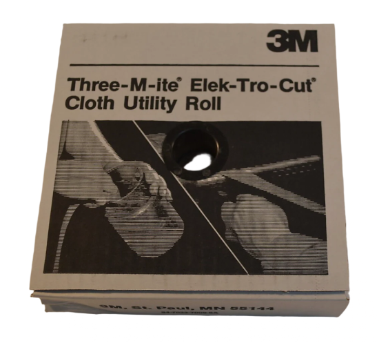 New 500 grit 3M ELEK-TRO-CUT Cloth Utility Sandpaper Shop Roll 1-1/2" x 50yd - Cardon Tools