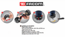 FACOM France C.48-3 Automatic Oil Filter Wrench for Large FIlters, 100-150mm - Cardon Tools