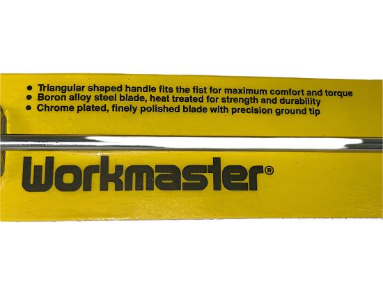 New Old Stock 1986 USA Made Stanley Workmaster  6"  Slot / Flat Head Screwdriver 66-286