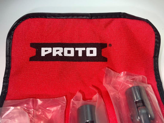 New PROTO 4 Piece Flex-Head Wrench Set - 12 Point 7/16" , 1/2", 9/16", 5/8" - Cardon Tools