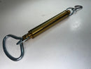 New Old Stock Chatillon NY USA BRASS IN-15 Hanging Scale 15lbs / 7.5Kg Capacity Fish Scale - Cardon Tools