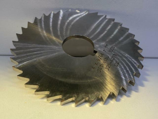 New MORSE UK Made Hss Slitting Saw Milling Cutter 4" x 9/64" x 1" - Cardon Tools