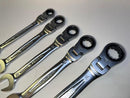 NEW Facom 5pc HINGED Combination RATCHETING Wrench Set 9,11,12,14,18mm - Cardon Tools