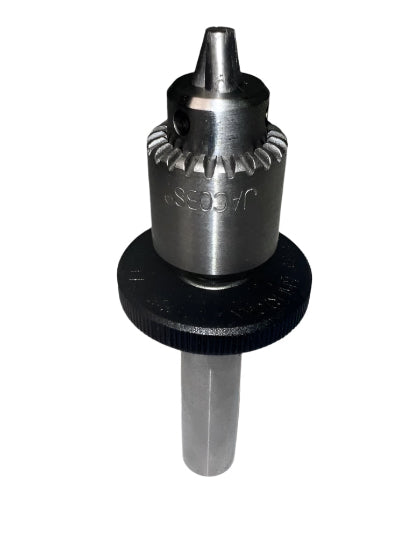 New No. 0 Jacobs 0-5/32" Cap. Drill Chuck with AF-22 Accu-Feed Drill Adapter - Cardon Tools