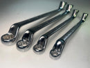 Facom OGV 4pc Set DEEP OFFSET  Box End SAE Wrench Set 7/16"- 7/8" 55A Series - Cardon Tools