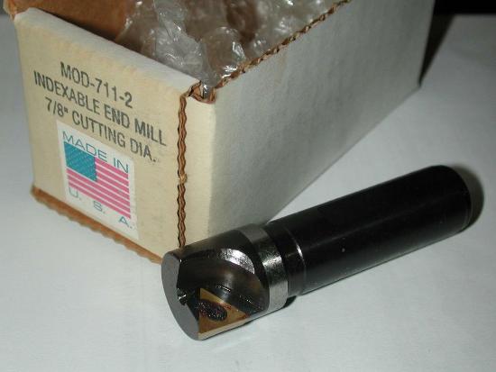 New USA Made  AMERICAN SUN No.711-2 7/8" Indexable End Mill 4 Bridgeport