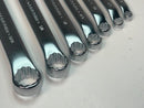 Facom 7pc Set 10° Offset Stubby THIN WALL  Box End SAE Wrench Set 1/4-13/16" - Cardon Tools