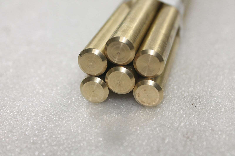 6 C360 Brass Rod Bars 1/2" x 10" Free Machining for South Bend Lathe Live Steam