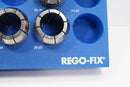 Rego Fix ER 40-DM 12 Pc Metallic Sealed Collet Set. 6-26mm. Swiss Made - Cardon Tools
